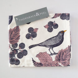 THORNBACK & PEEL ティータオル（イギリス製）blackbird & bramble - キッチン＆テーブルリネン
