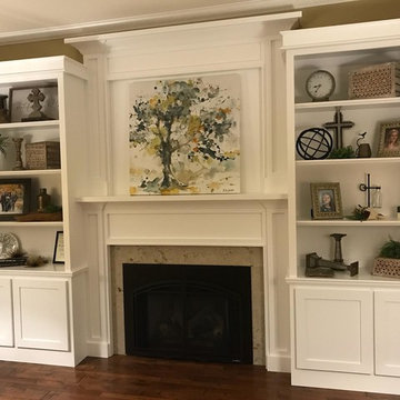 Mantel Wall Makeover