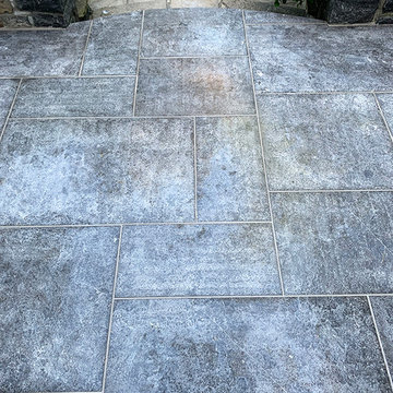 Heated Limestone Paver Patio