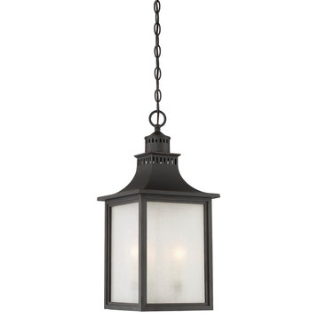 Monte Grande 3-Light Outdoor Hanging Lantern, Slate