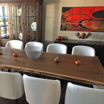 Walnut Book Matched Table #466