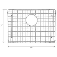 Karran GR-6022 Stainless Steel Grid 20 1/2" x 15"fits on QT-820/QU-820