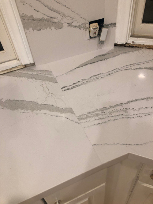 Magnificent costco cambria countertops Costco Cambria Brittanica Seam Dilemma Please Advise