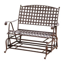 Gliders and metal chairs