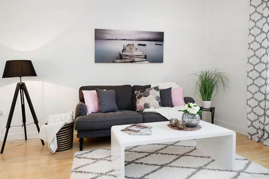 Inspiration för ett funkis vardagsrum