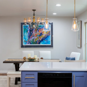 Two Toned Kitchen Remodel