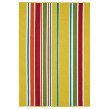 Kaleen Voavah Collection Light Yellow Area Rug 8'x10'