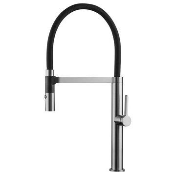 Dazzle Modern Kitchen Faucet With 2 Jets, Chrome