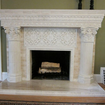 Traditional Fireplace - Encore Ceramics