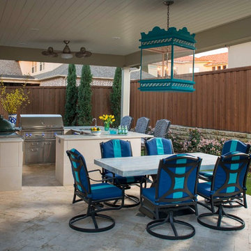 Colorful Backyard Retreat