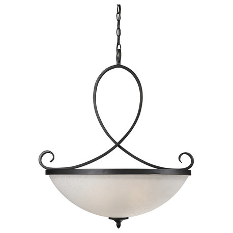 Z-Lite Arshe 3-Light Cafe Bronze Chandelier/Pendant