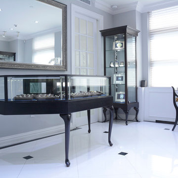 Queen Anne Display Cases