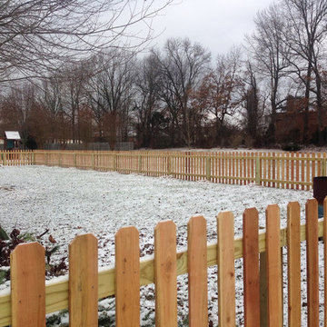 4 Foot Cedar Picket Fence