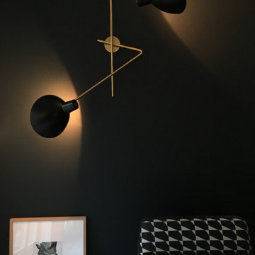 Junggesellenwohnung Berlin Detail Wandlampe