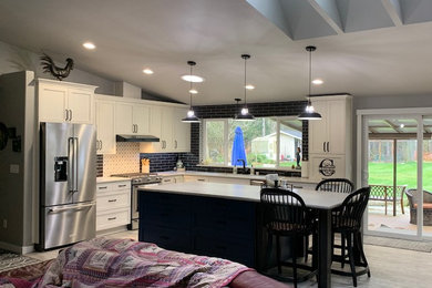 Example of a kitchen design in Other
