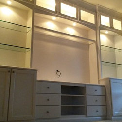 Custom Entertainment Center - Bookcases