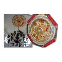 Udecor - BRRD-16-030LS Michelangelo Medallion, Piece - Molding And Millwork