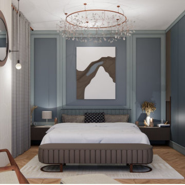 Sleek and Stylish Master Bedroom in Watford