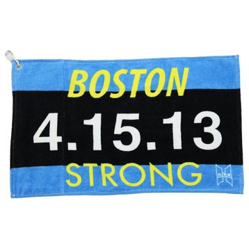 Boston Strong Sports Towel, "4.15.13"