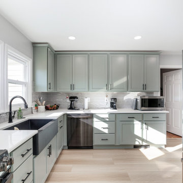 Mechanic Kitchen & Mudroom Remodel Before/Afters