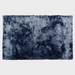Nora Persian Blue Shaggy Area Rug - Floor Rugs