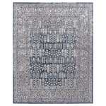 Amer Rugs - Belmont Cruces Graphite Chenille Blend Area Rug, 8'7"x11'6" - Elevate the look of your living space with this opulent, rich chenille area rug. Featuring a high-low pile height in neutral colors and transitional patterns, this rug will blend perfectly with a variety of home decor. Power-loomed in Turkey of super soft polyester chenille and durable polypropylene, you will be able to enjoy this rug for years to come.