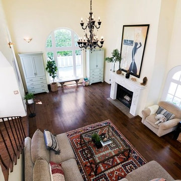 Franklin Ave LA Remodeling Living Room
