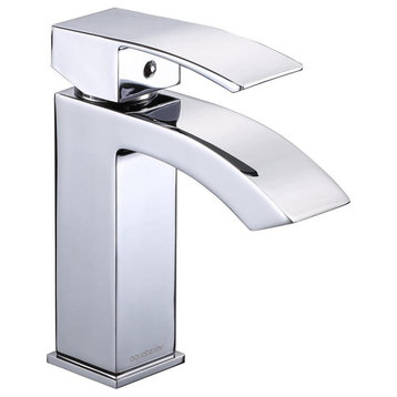 Modern 1 Hole Bathroom Faucet Vanity Sink Basin Single Handle Hotel DIY CHR