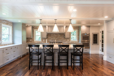Transitional kitchen photo in Salt Lake City