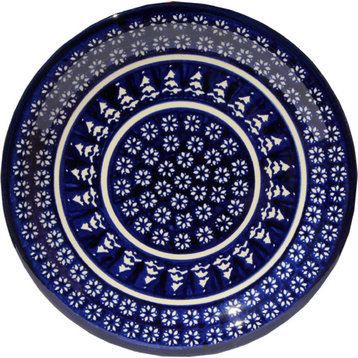 Polish Pottery Dinner Plate, Pattern Number: 243A