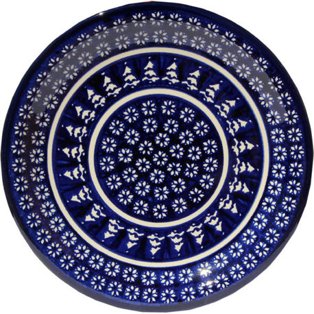 Polish Pottery Dinner Plate, Pattern Number: 243A