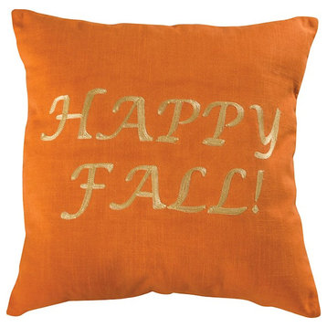 Elk Lighting Happy Fall 20X20 Pillow Cover Only, Harvest and Crema