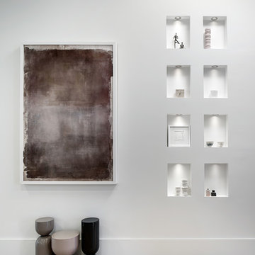 Feature Wall with Selected Art and Décor