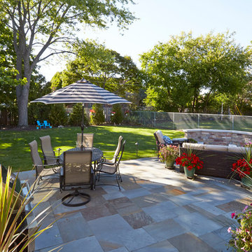 Schaumburg Farmhouse Backyard Patio