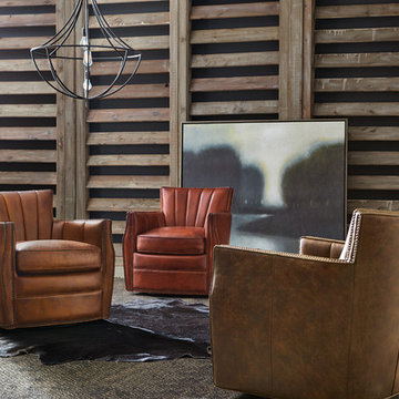 Hooker Furniture Carson Swivel Club Chair