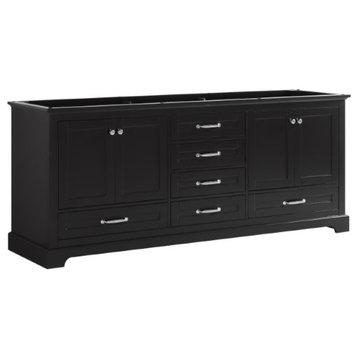 Dukes 80" Espresso Vanity Cabinet Only
