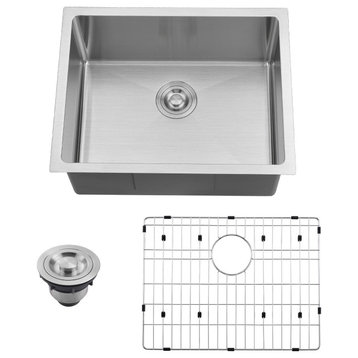 BOANN UM2318-BN Undermount Kitchen Single Bowl Sink - 23 x 18 -  BN