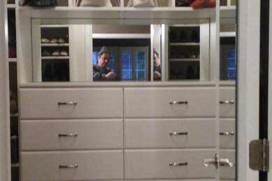 Inspiration for a craftsman closet remodel in Raleigh