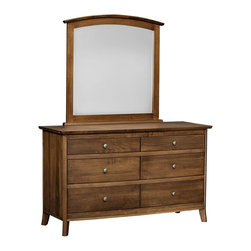 Laurel Dresser and Mirror in Maple - Products