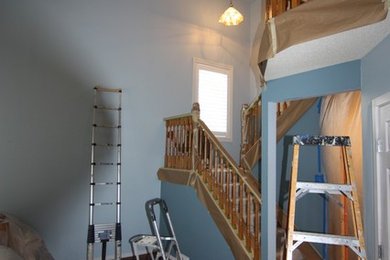 painting spindles and walls
