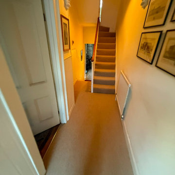 Alternative Flooring Wool Berber Tawny 1706 carpet installation