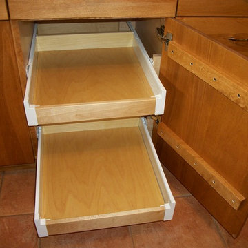 Custom Solid Wood Pullouts