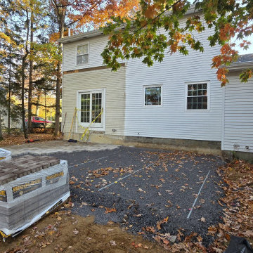Asphalt Patio Installation Colonie, NY Backyard Hardscape