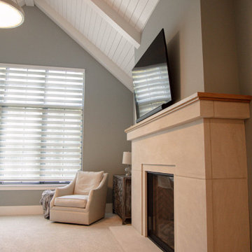 Dazzling Wainscoting and Ceiling Beams