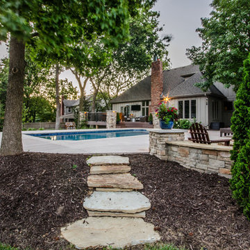 Outdoor Living Space + Pool