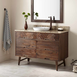 48" DANENBERG VANITY FOR SEMI-RECESSED SINK - Bathroom Vanities And Sink Consoles
