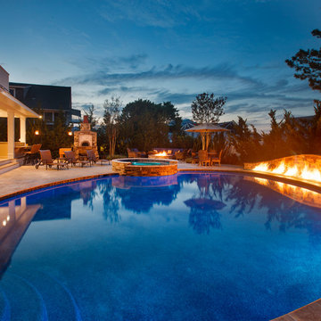 Resort Style Custom Pools with Modern Design