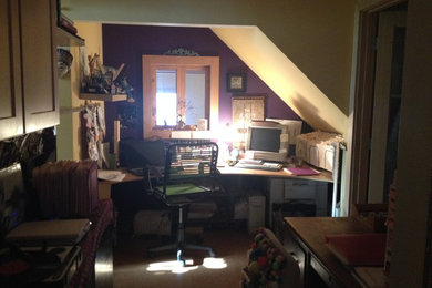 Example of an eclectic hallway design in Other