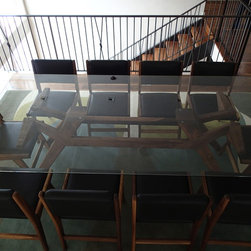 Walnut Dining table and chairs - Products
