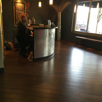 Demode Java Strand Bamboo in a Chiropractic Office
